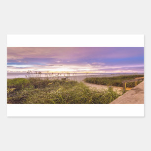 Naples Beach Shore and Calm Ocean   Florida Sticker