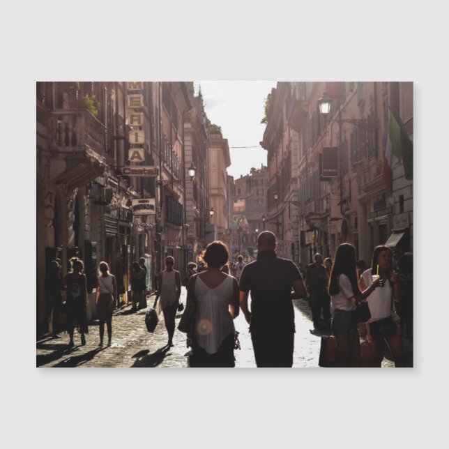 Naples Buildings Magnetic Card (Front)