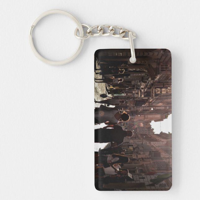 Naples Buildings (Napoli) Keychain (Front)