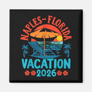 Naples Florida 2026 Family Vacation Beach Summer V Magnet