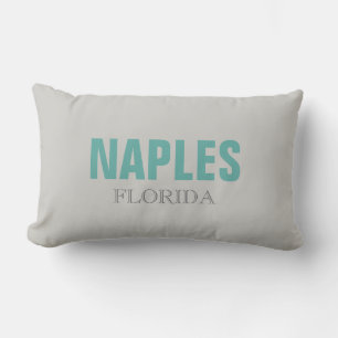 Naples Florida Beach Throw Pillow
