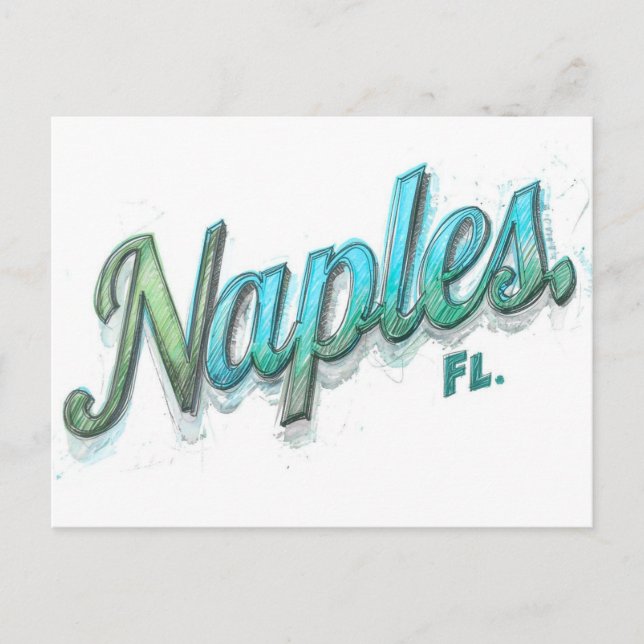 Naples florida dreaming  postcard (Front)