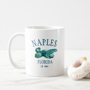 Naples Florida Est Beach Sea Turtle Coffee Mug