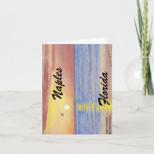 NAPLES, FLORIDA FOLDED NOTE CARD