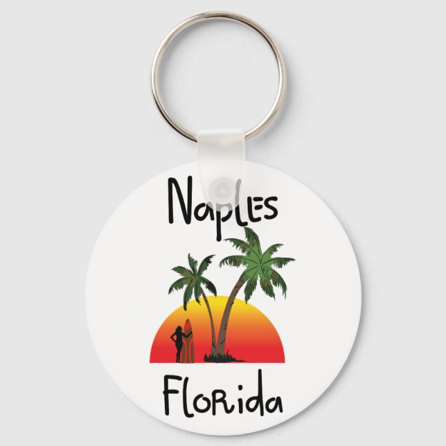 Naples Florida Keychain (Front)