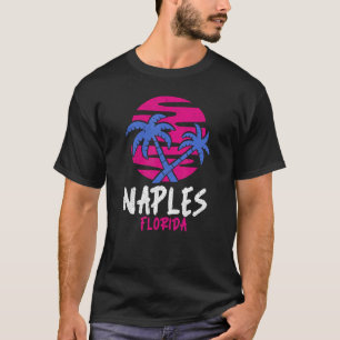 Naples Florida Palm Trees Souvenir 80s Florida T-Shirt