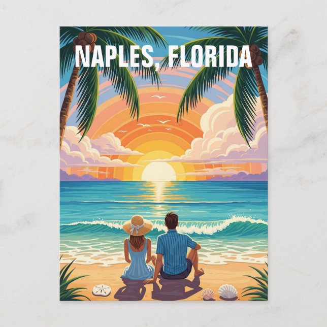 Naples Florida Travel Postcard (Front)