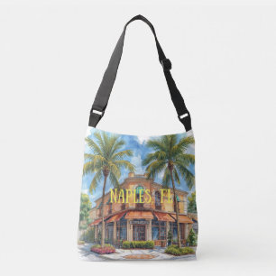 Naples florida tropical heaven crossbody bag