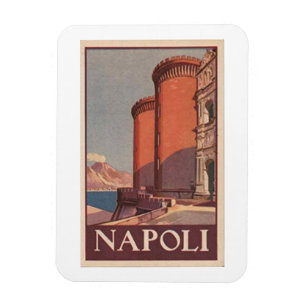 Naples Italie Magnet d'affiche Vintage voyage