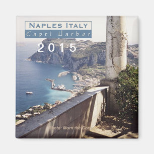 Naples Italie Travel Frigo Magnet Change Year