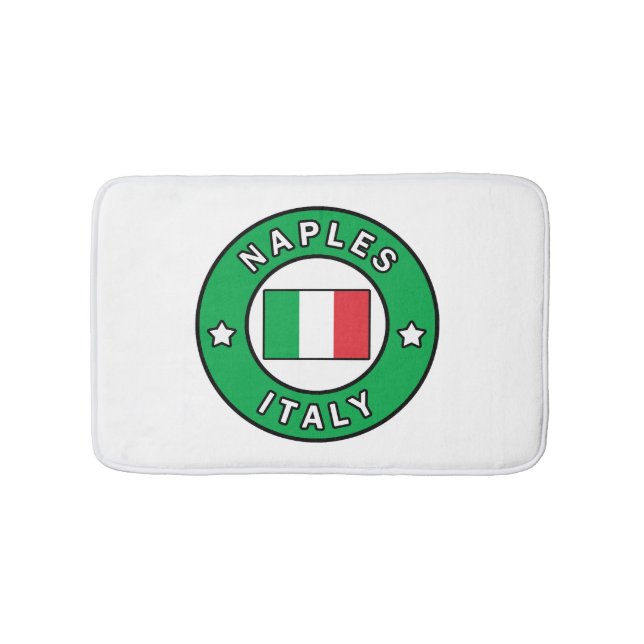 Naples Italy Bath Mat (Front)