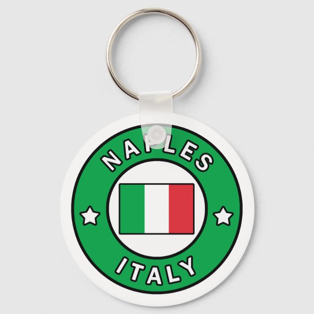 Naples Italy Keychain (Front)