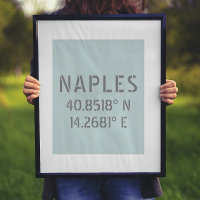 Naples Italy Latitude and Longitude Coordinates