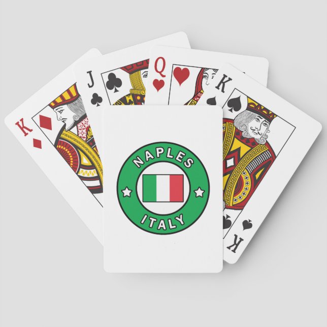 Naples Italy Playing Cards (Back)