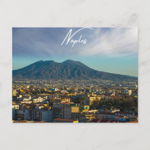 Naples Mount Vesuvius Postcard