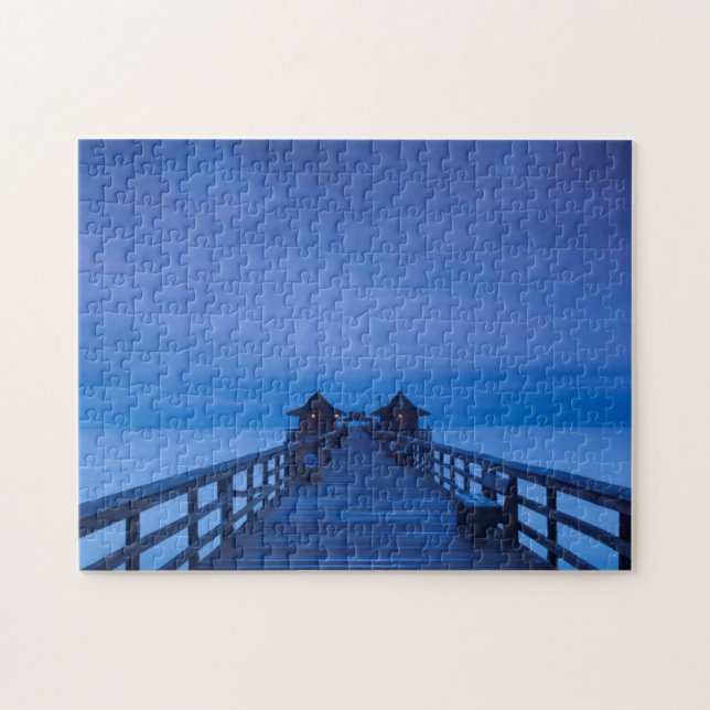 Naples Pier, dawn Jigsaw Puzzle (Horizontal)