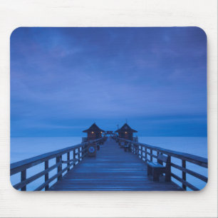 Naples Pier, dawn Mouse Pad