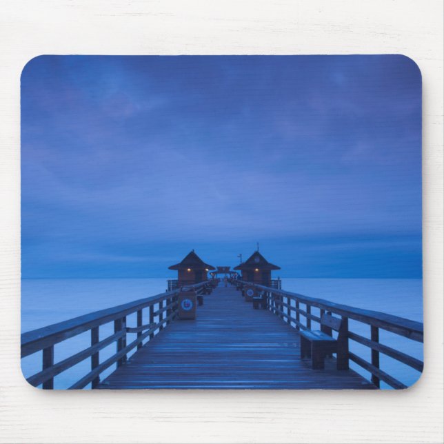 Naples Pier, dawn Mouse Pad (Front)