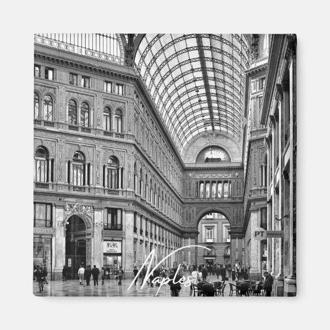 Naples Postcard Magnet (Front)