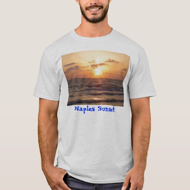 Naples Sunset T-Shirt (Front)