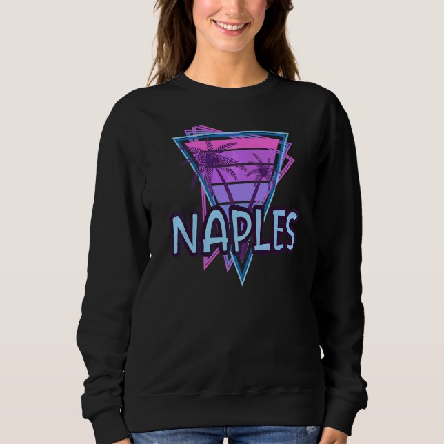 Naples Vacation Vaporwave Aesthetic Sweatshirt (Front)