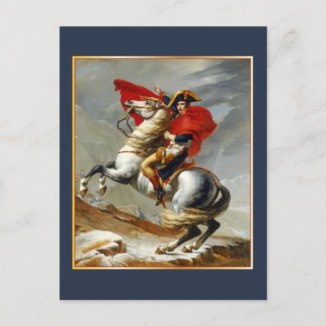 Napolean Bonaparte by Jacques Louis David Postcard (Front)