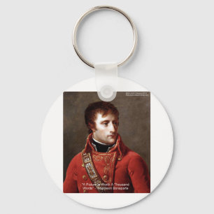 Napoleon "1000 Words" Tees, Mugs, Cards, Gifts Etc Keychain