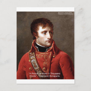 Napoleon "1000 Words" Tees, Mugs, Cards, Gifts Etc Postcard