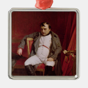 Napoleon  after his Abdication Metal Ornament