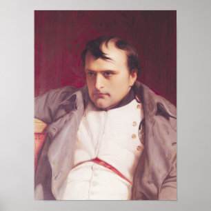 Napoleon  after his Abdication Poster