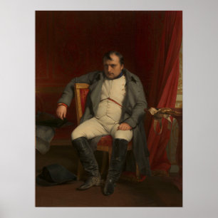 Napoleon at Fontainebleau, 31 March 1814  Poster