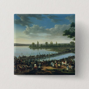 Napoleon before the Battle of Wagram 2 Inch Square Button