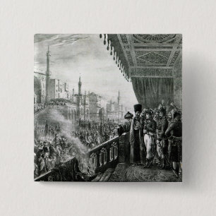 Napoleon Bonaparte 2 Inch Square Button