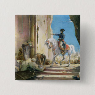 Napoleon Bonaparte 2 Inch Square Button