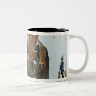 Napoleon Bonaparte  and the Varsovian Sentry Two-Tone Coffee Mug