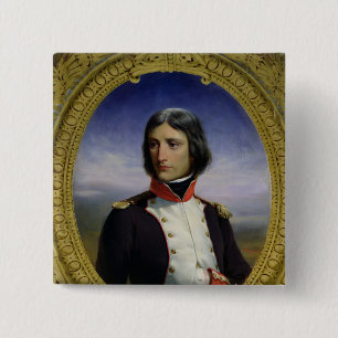 Napoleon Bonaparte as Lieutenant Colonel 2 Inch Square Button