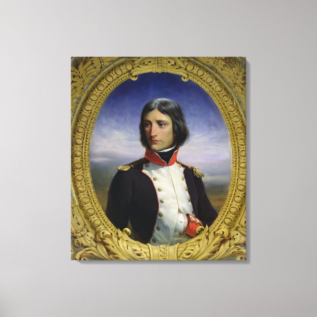 Napoleon Bonaparte  as Lieutenant Colonel Canvas Print (Front)