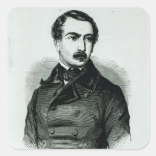 Napoleon Bonaparte as Representative of People Square Sticker