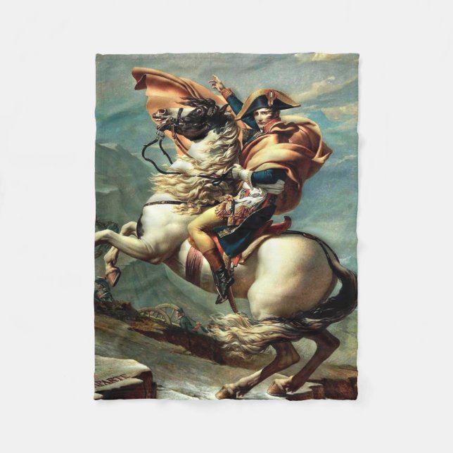 Napoleon Bonaparte Emperor France Fleece Blanket (Front)