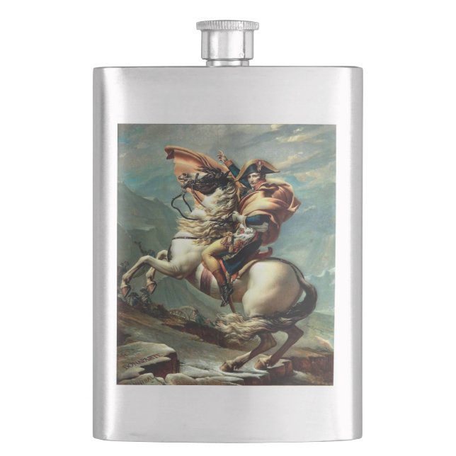 Napoleon Bonaparte Emperor France Hip Flask (Front)
