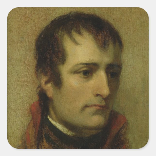 Napoleon Bonaparte  First Consul, 1802 Square Sticker (Front)