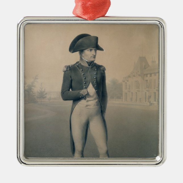 Napoleon Bonaparte First Consul at Malmaison Metal Ornament (Front)