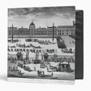 Napoleon Bonaparte First Consul, ReviewingTroops Binder