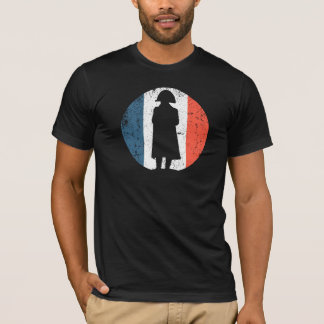 Napoleon Bonaparte - French Flag Silhouette T-Shirt