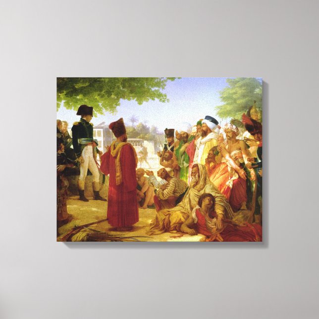 Napoleon Bonaparte  Pardoning the Rebels Canvas Print (Front)