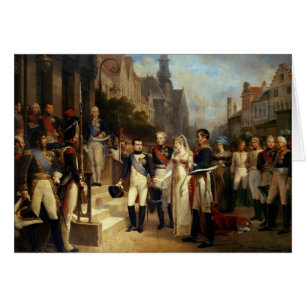 Napoleon Bonaparte Receiving Queen Louisa