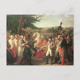 Napoleon Bonaparte  Receiving the Keys Postcard