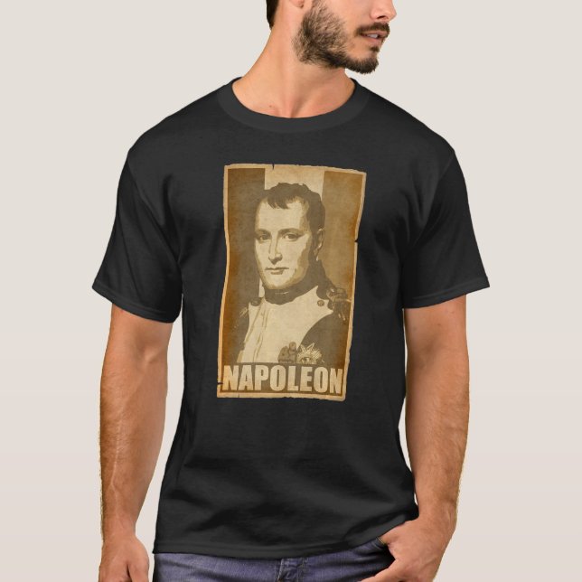 Napoleon Bonaparte Torn Propaganda Poster T-Shirt (Front)