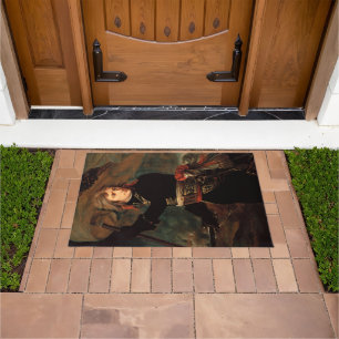 Napoleon Bonaparte's Rally at the Battle of Arcole Doormat