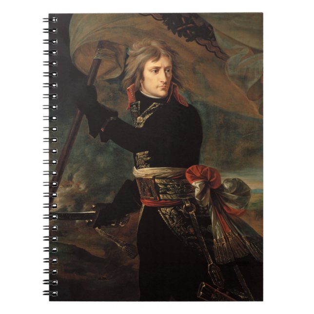 Napoleon Bonaparte's Rally at the Battle of Arcole Notebook (Front)
